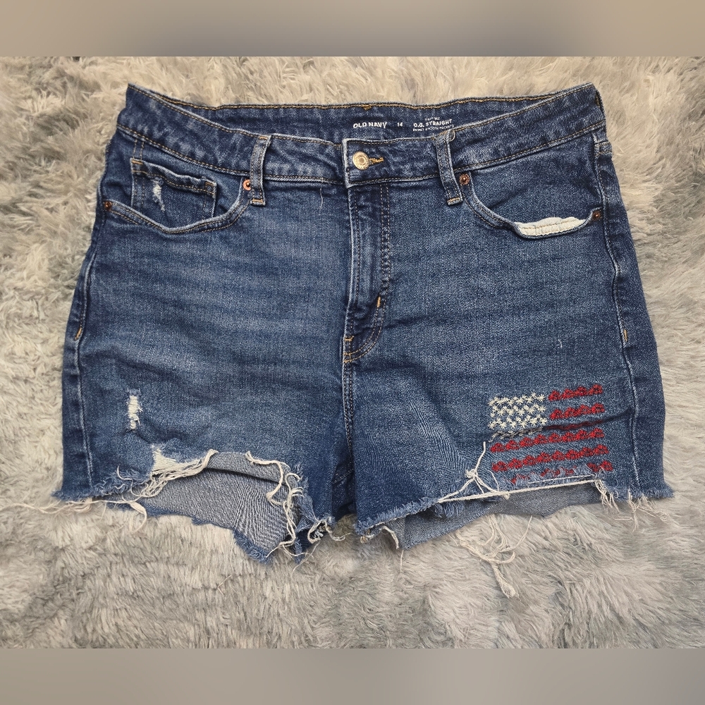 Old Navy Size 14 American Flag shorts